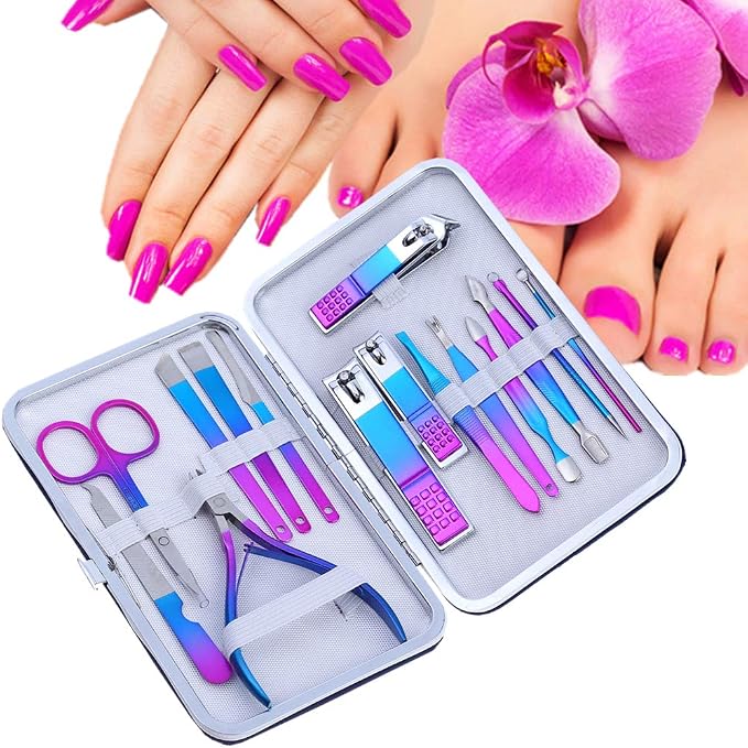 Manicure Set, Professional Nail Clippers Kit, Pedicure Care Tools, Professional - Image 5