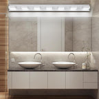 SineRise LED Modern Bathroom Vanity Light Fixtures, Matte White Modern Acrylic - Image 7