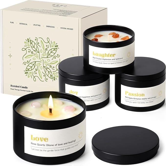 AOOVOO Crystal Energy Candles Set - Image 8