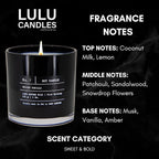 Lulu Candles | Spiced Vanilla | Luxury Scented Soy Jar Candle | Hand Poured in - Image 2