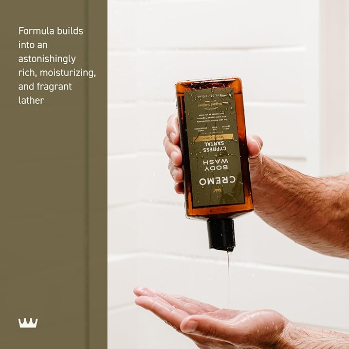 Cremo Body Wash for Men, Rich-Lathering Cypress Santal, 16 Fl Oz - Image 4