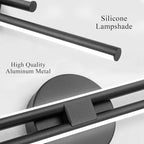 EDISLIVE Dimmable Modern LED Vanity Light Fixtures Bathroom Vanity Wall Lighting - Image 4
