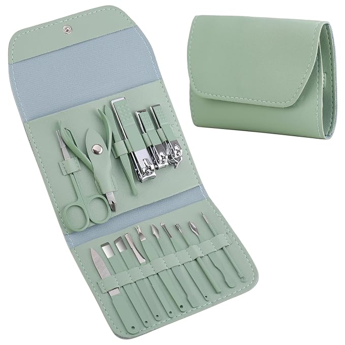 Manicure Set Professional, Nail Clippers, Pedicure Kit, 16 in 1 Grooming Kit by Felico