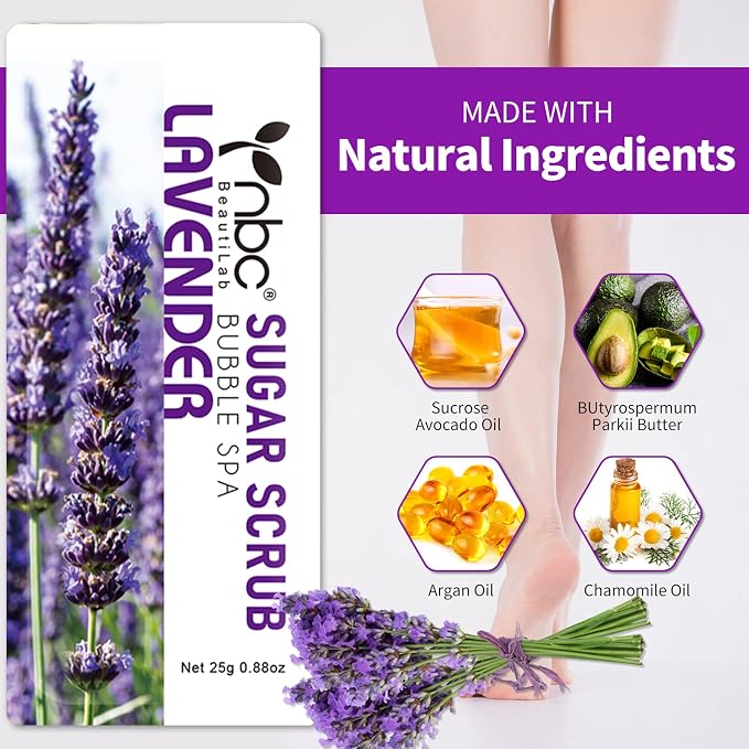 Foot Exfoliating Scrub, Sugar Scrub, Dead Skin Remover - Image 4