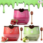 3PCS Bee Lip Balm Honey Pot, Moisturizing Propolis Lip Mask, Hydrating by Charm+Kiss