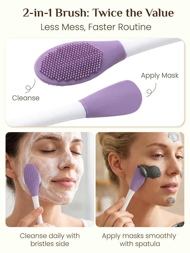 Rena Chris Gua Sha and Face Roller Set - 7 in 1 Face Skin Care Tools - Image 4