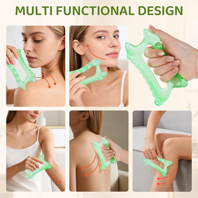 6-in-1 Resin Body Gua Sha Facial Tools - Image 6