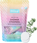 Bliss Eucalyptus Essential Oil Shower Steamers, Relaxing Aromatherapy Scented by Bliss