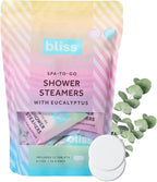 Bliss Eucalyptus Essential Oil Shower Steamers, Relaxing Aromatherapy Scented by Bliss