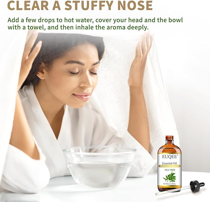 EUQEE Tea Tree Essential Oil 4Fl.Oz Pure Tea Tree Oil - Image 6