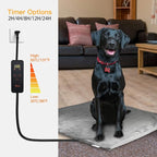 Toozey XL Pet Heating Pad, Waterproof & Chew Resistant, 6 Temp Settings - Image 6