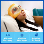 Happy Helpers Sloth Cooling Headache Cap by Relatable, Post Workout Recovery - Image 5