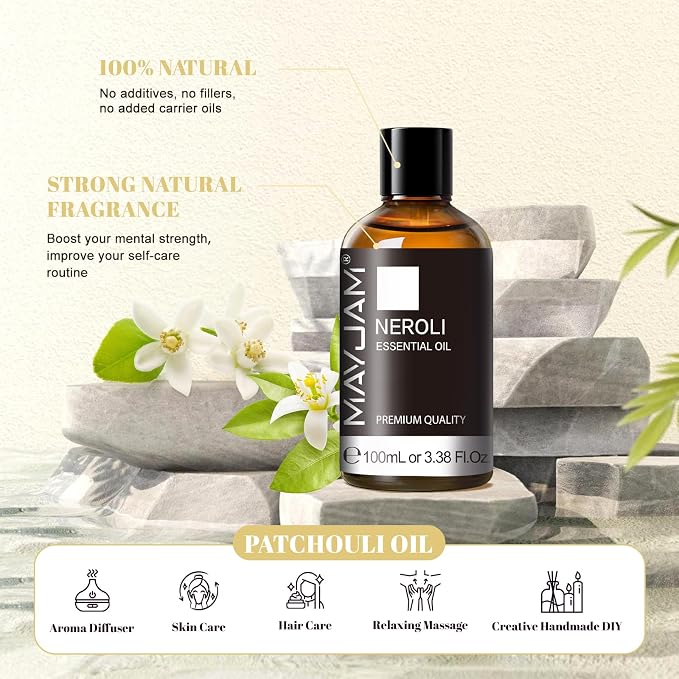 Neroli Essential Oil, MAYJAM Pure Essential Oils - Image 3
