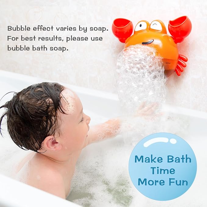 KINDIARY Bath Toy, Crab Bath Bubble Maker - Image 2
