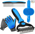 4 Pack Pet Grooming Kit by NVNAN