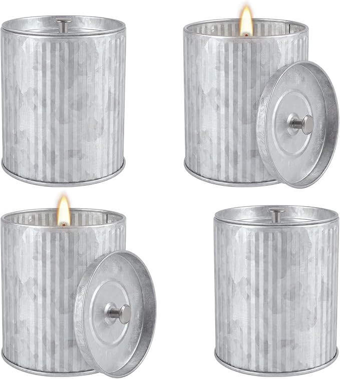 4Packs Citronella Candles Outdoor Indoor, Natural Soy Wax Scented Candles - Image 3