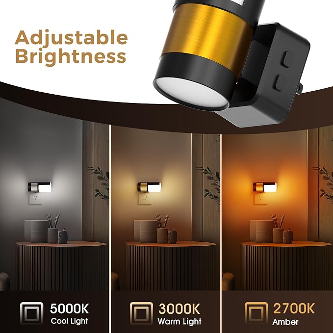 L LOHAS LED Night Lights Plug into Wall, Plug in Night Light, Soft White/Cool - Image 3