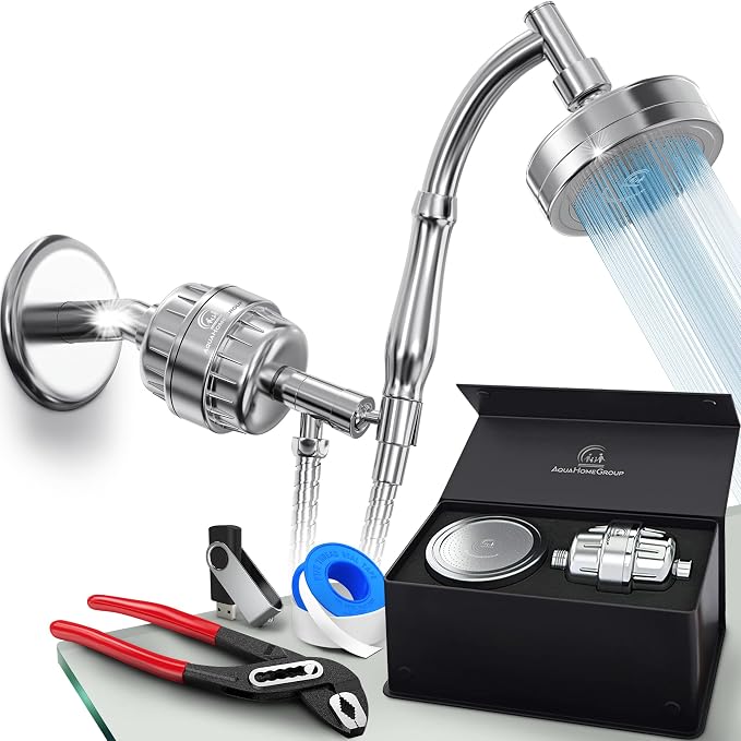 Handheld Shower Head With Filter by Aquahomegroup
