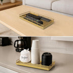 Bathroom Vanity Tray for Countertop, Bathroom Organizer for Soap, Perfume & - Image 6