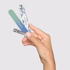 Tweezerman Blue and Green Paisley Manicure Kit - Image 6