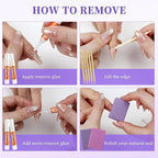 TADOPRO 20PCS Press On Nail Tool Kit, Disposable Nail Prep Kit - Image 5