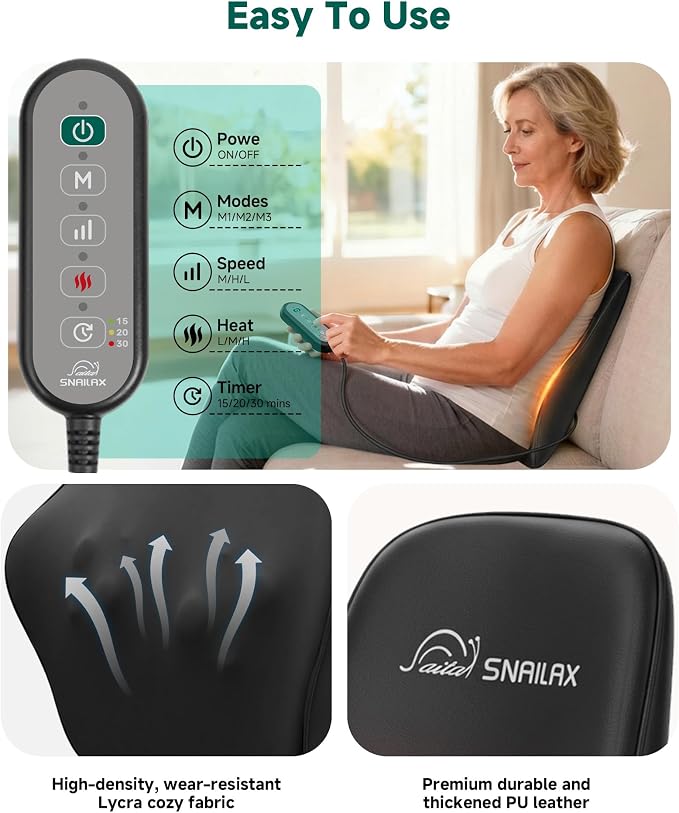 Snailax Shiatsu Back Massager - Image 5