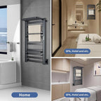 LANMEL 2 in 1 Towel Warmer Rack & Towel Rack Wall, 10 Bars Electric Wall - Image 7