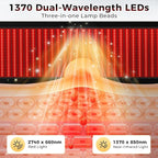 LITDUCK Body Red Light Therapy Mat, Eligible Red Light Therapy Blanket - Image 4