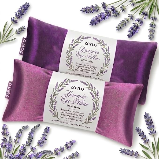 Lavender Eye Pillow for Relaxation & Sleeping – Aromatherapy Eye Pillow - Image 8