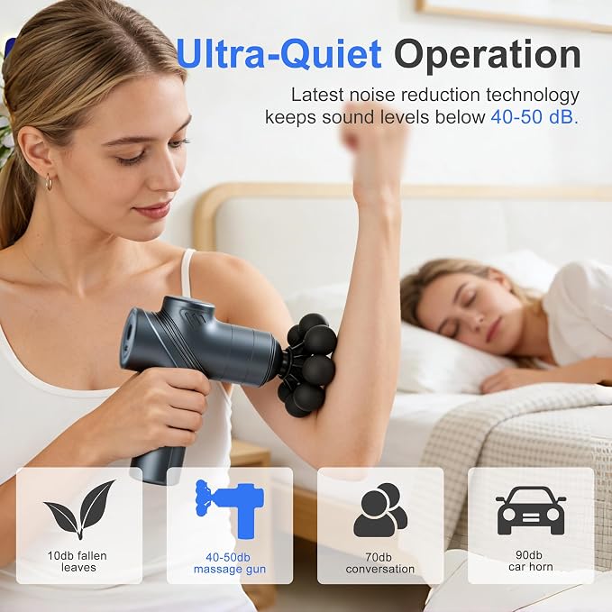 LEERCON Massage Gun Deep Tissue, Back Massager - Image 5