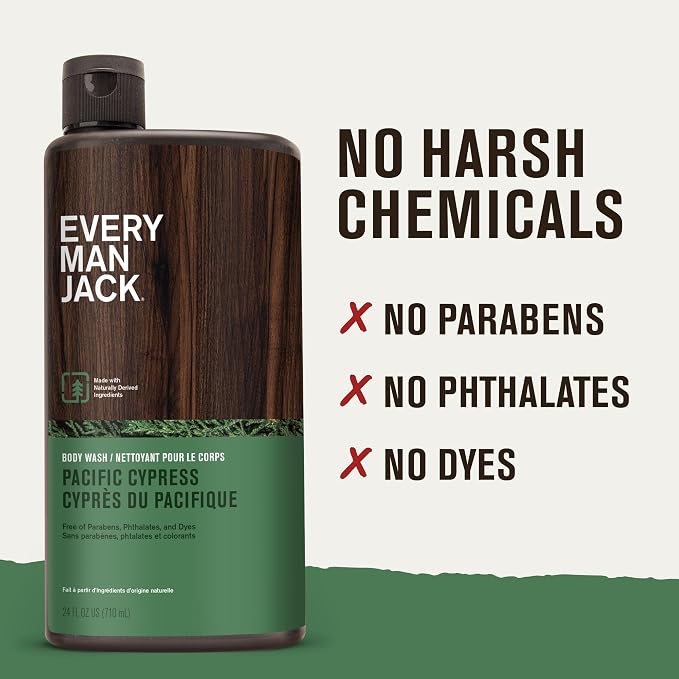 Every Man Jack Nourishing Pacific Cypress Mens Body Wash - Image 6
