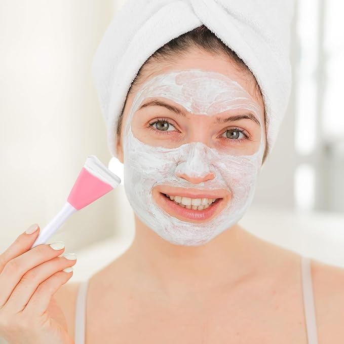 4 Pcs 2 in 1 Double-Sided Facial Scrubber Brush Tool, Facial Cleansing Brush - Image 3