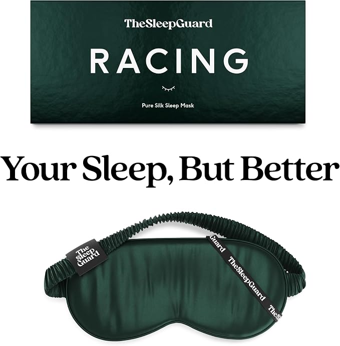 TheSleepGuard Pure Silk Sleep Mask Light Blocking Travel Essentials. Eye Masks - Image 6
