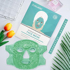 ZNÖCUETÖD Face Ice Mask Facial Ice Packs Gel Hot Cold Compress - Image 2