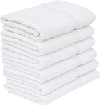 GOLD TEXTILES 48 White Economy Bath Towels Bulk Cotton Blend - Image 8