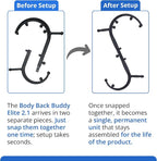 Body Back Buddy Elite Trigger Point Massage Tool, Neck and Back Massager - Image 4