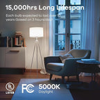 Linkind A19 LED Light Bulbs Dimmable, 40W Equivalent, E26 Base, 5000K Daylight - Image 5