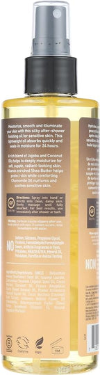 Desert Essence Jojoba, Coconut & Chamomile Body Oil Spray, 24-Hour Moisture - Image 2