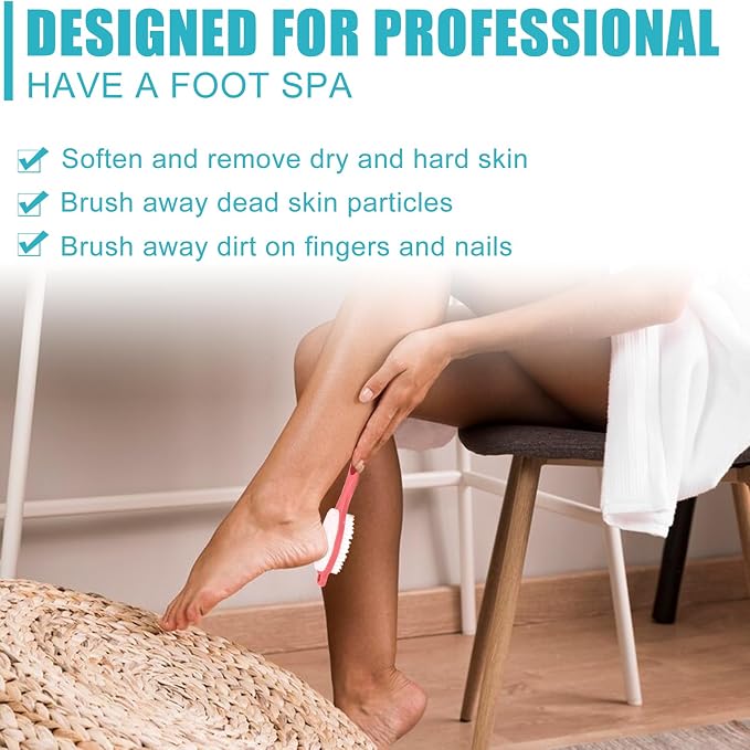 Foot File Callus Remover-2 Pcs 4 in 1 Foot Scrubber Dead Skin Remover - Image 5
