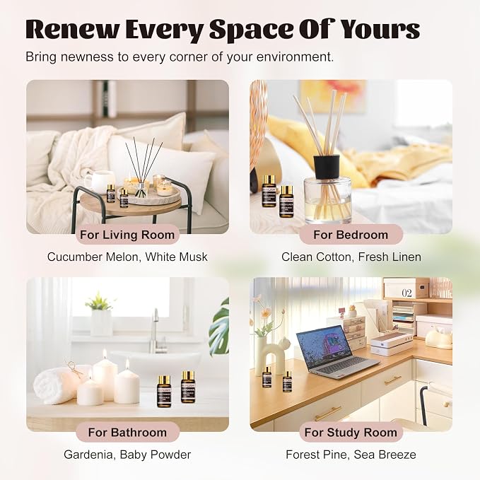 MAYJAM Fragrance Oil Gift Set, Top 20 Essential Oils Variety Pack - Image 7