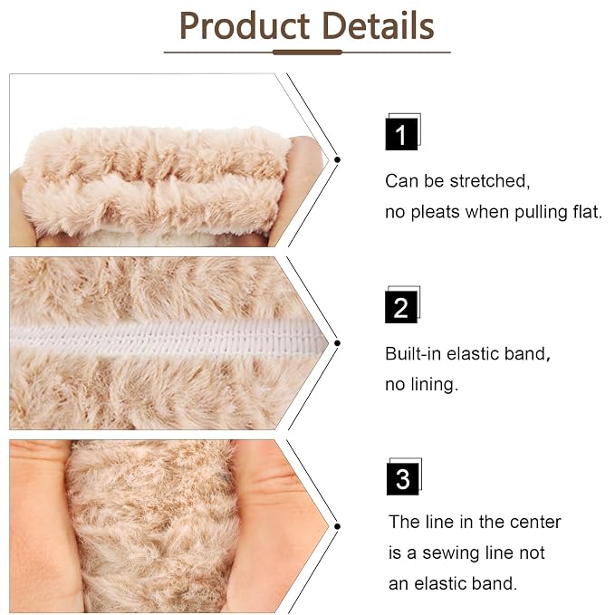 VELSCRUN Spa Headband, Makeup Face Wash Skincare Headbands, Stuff - Image 7