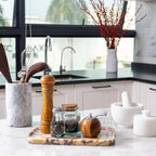 Karibiber Calacatta Marble Vanity Trays, Marble Bathroom Tray Countertop - Image 7