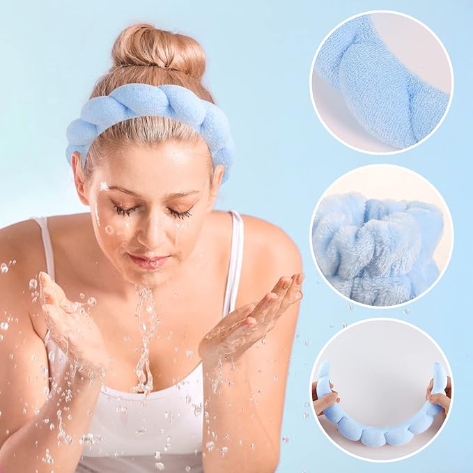 WSICSE Sponge Spa Headband for Washing Face - Image 3