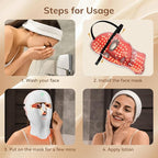 Red Light Therapy Mask for Face, Cordless LED Face Mask Light Therapy, USB C - Image 6