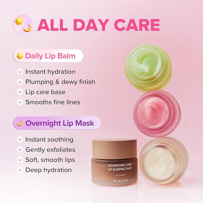 Klavuu Lip Mask Sleeping Pack – Overnight Deep Hydrating Korean Lip Balm - Image 6