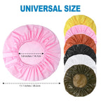 6 PCS Shower Caps for Women, Double Side Waterproof Shower Cap, Reusable - Image 3