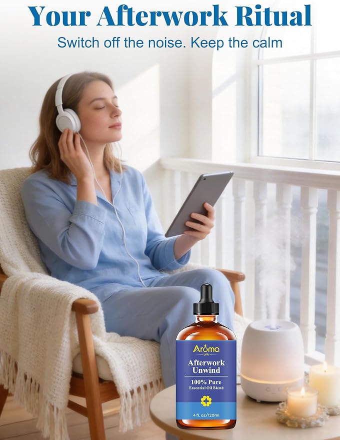 Afterwork Unwind — A 100% Pure Essential Oil Blend Bright Citrus-Floral - Image 7