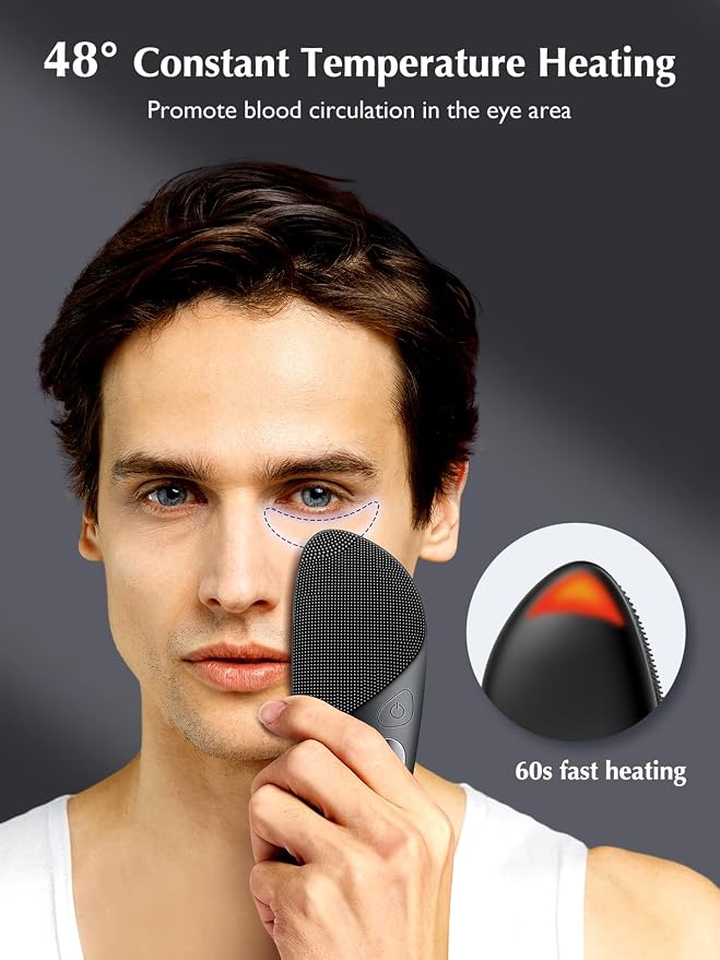 COSLUS JMY05 Silicone Face Scrubber Facial Cleansing Brush: Portable Waterproof - Image 4