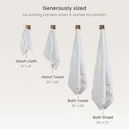 BIOWEAVES 100% Organic Cotton 700 GSM Plush Bath Towels 30" x 58" GOTS Certified - Image 7
