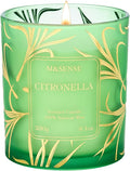 M&SENSE Citronella Candles Outdoor, 42 Hours Burn Natural Citronella Oil Soy by MSENSE